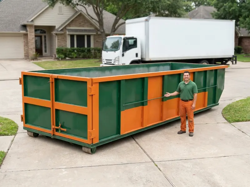 Construction Dumpster in Houston, TX