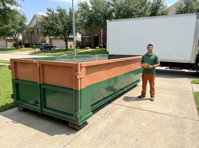 Roofing Dumpster in Houston, TX